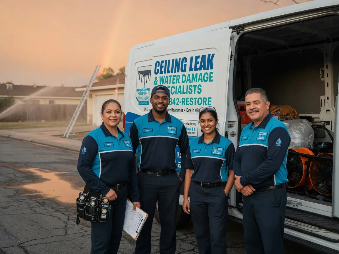 Ceiling Leak Cleanup company in Woodlawn, TX