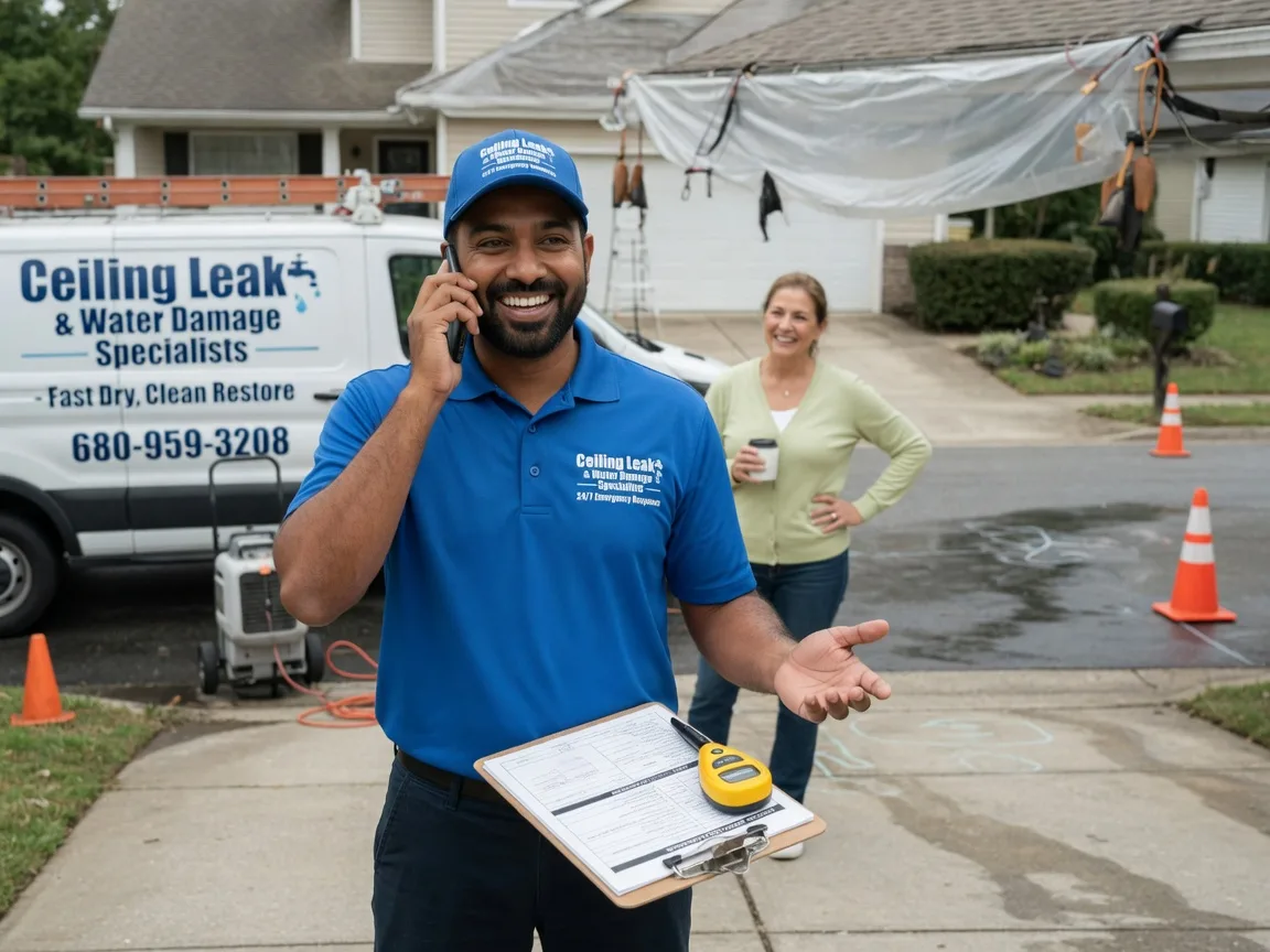 Ceiling Leak Cleanup Woodlawn, TX FAQs